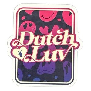 Dutch‎ Bros Coffee Sticker Dutch Luv Heart Collectible Promo